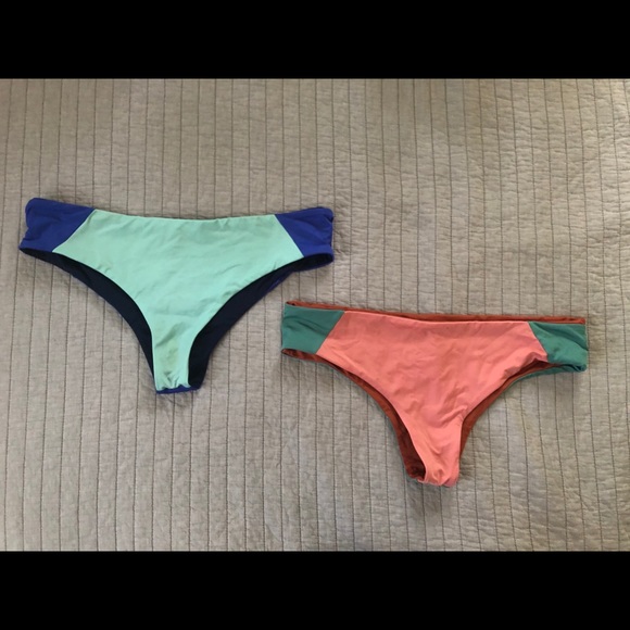 (2) Patagonia Reversible Cutback Bottoms - Picture 2 of 6